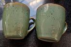 2 groene koppen/koffie mokken, Ophalen, Nieuw