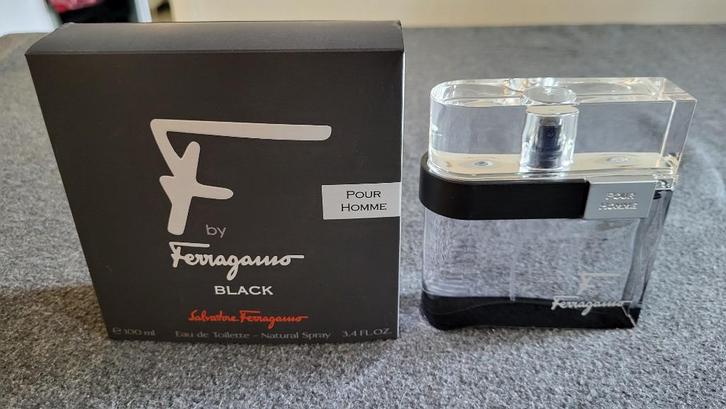 Salvatore Ferragamo F Black, 100 ML, Sieraden, Tassen en Uiterlijk, Uiterlijk | Parfum, Zo goed als nieuw, Ophalen of Verzenden