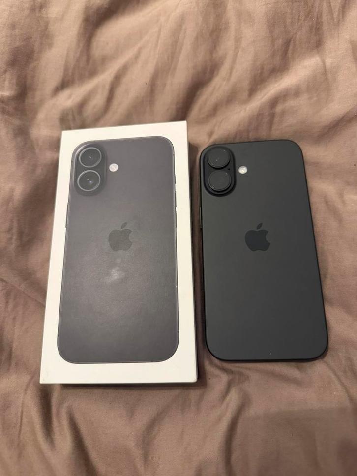 Iphone 16 zwart 128gb nieuw in doos, Telecommunicatie, Mobiele telefoons | Apple iPhone, Nieuw, 128 GB, Zwart, Ophalen