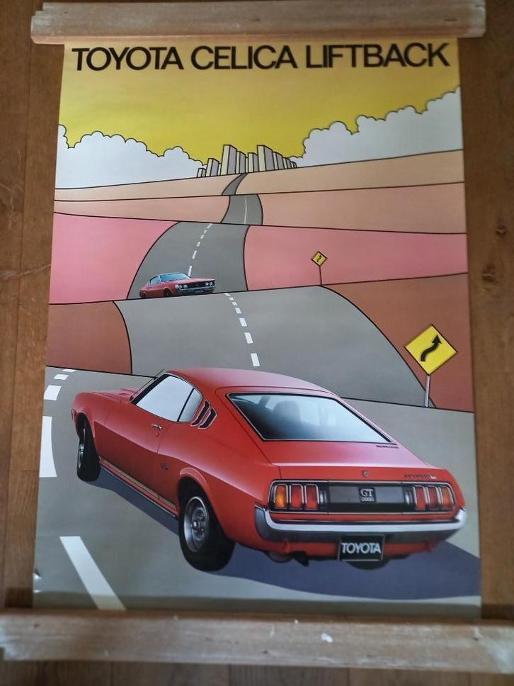 Toyota Celica Posters 1 x Coupé en 1 x  Liftback TA 22, Auto diversen, Overige Auto diversen, Ophalen of Verzenden