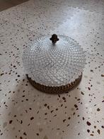 Hollywood Plafonniere - Stijlvolle Lamp, Ophalen, Zo goed als nieuw, Glas