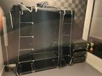 Opvouwbare kledingkast met rits, Huis en Inrichting, Kasten | Kledingkasten, Met plank(en), Kunststof, 100 tot 150 cm, Ophalen of Verzenden