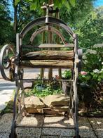Antieke waswringer Kledingpers gietijzer pres, Ophalen
