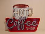 Metaal, decoratie, coffee, hot coffee, koffie, coffee shop, Ophalen of Verzenden, Nieuw