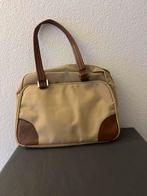 Beige Handtas met Bruine Accenten, Ophalen of Verzenden, Zo goed als nieuw, Beige, Handtas