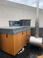 Deluxe Thermowood Hottub spa bad houtgestookt  full option., Ophalen of Verzenden, Nieuw