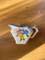 Antiek Porseleinen Melkkannetje met Bloemen, Antiek en Kunst, Ophalen of Verzenden