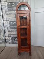 Staande klein teak houten vitrine kastje., Huis en Inrichting, Kasten | Vitrinekasten, Ophalen, 25 tot 50 cm, Minder dan 50 cm