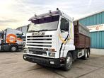 Scania R143-450 V8 STREAMLINE 6x2 FULL STEEL KIPPER (MANUAL, Auto's, Vrachtwagens, Euro 2, Scania, Wit, Elektrische ramen