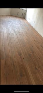 ge-oliede massief eiken houten vloer +- 25 m2, Doe-het-zelf en Verbouw, Vloerdelen en Plavuizen, 150 cm of meer, Gebruikt, 10 tot 30 cm