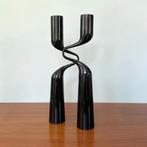 2 vintage Design KANDELAREN Menu Mikaela Dorfel Scandinavië, Gebruikt, 25 tot 50 cm, Zwart, Ophalen of Verzenden