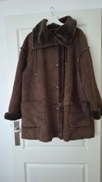 Bruine suède jas NIEUW, Ophalen, Bruin, Nieuw, Overige maten