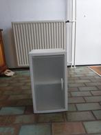 Wandkastje, wit plastic, Huis en Inrichting, Ophalen, Kunststof, Met deur(en), Zo goed als nieuw