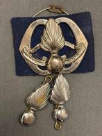 Baret en schouder emblemen KMAR ronde oogjes, Verzamelen, Verzenden, Marechaussee, Nederland, Embleem of Badge