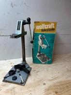 Wolfcraft Boorkolom Statief - zware uitvoering!, Doe-het-zelf en Verbouw, Gereedschap | Boormachines, Ophalen of Verzenden, Gebruikt