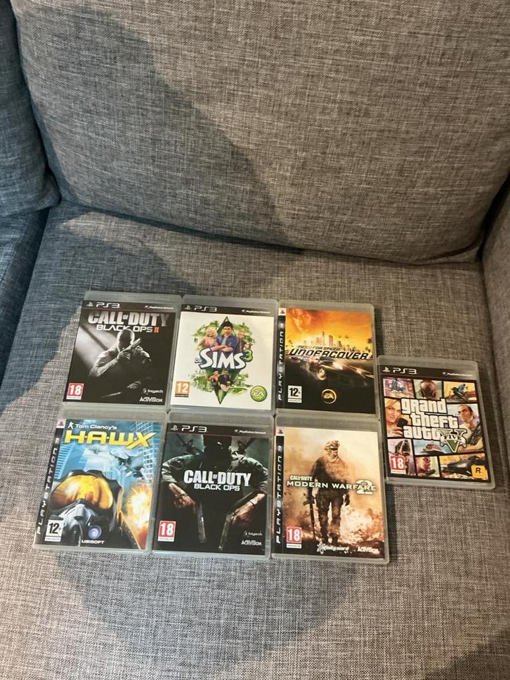 PS3 Games - Call of Duty, GTA, Sims, HAWX, Spelcomputers en Games, Games | Pc, Gebruikt, Shooter, 1 speler, Vanaf 3 jaar, Eén computer