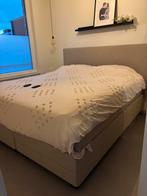 Swisssense Boxspring 180x200 Elektrisch + Topper, Huis en Inrichting, Ophalen, Verstelbaar, Beige, Tweepersoons