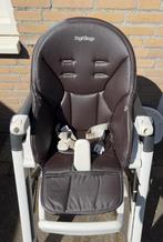 Peg Perego Siesta Kinderstoel (bruin/wit), Ophalen, Gebruikt, Meegroeistoel, Afneembaar eetblad