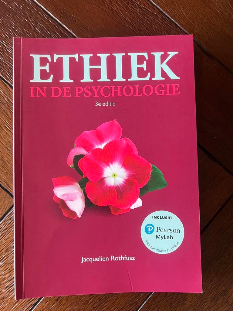 Boek Ethiek in de psychologie - Jacquelien Rothfusz, Ophalen of Verzenden, Zo goed als nieuw