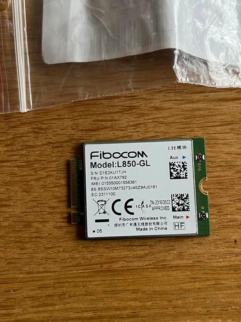 Fibocom Wwan L850-GL  (4G) voor de Lenovo HP Dell laptops, Computers en Software, Netwerkkaarten, Zo goed als nieuw, Ophalen of Verzenden