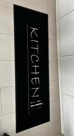 Keuken Deurmat - Zwart, Huis en Inrichting, Ophalen of Verzenden, Zo goed als nieuw