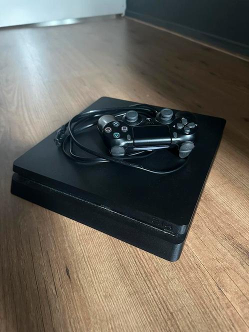 Ps4 slim 1tb met 1 controller, Spelcomputers en Games, Spelcomputers | Sony PlayStation 4, Zo goed als nieuw, Slim, Met 1 controller
