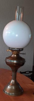 petroleum lamp 75 cm hoog., Antiek en Kunst, Antiek | Lampen, Ophalen