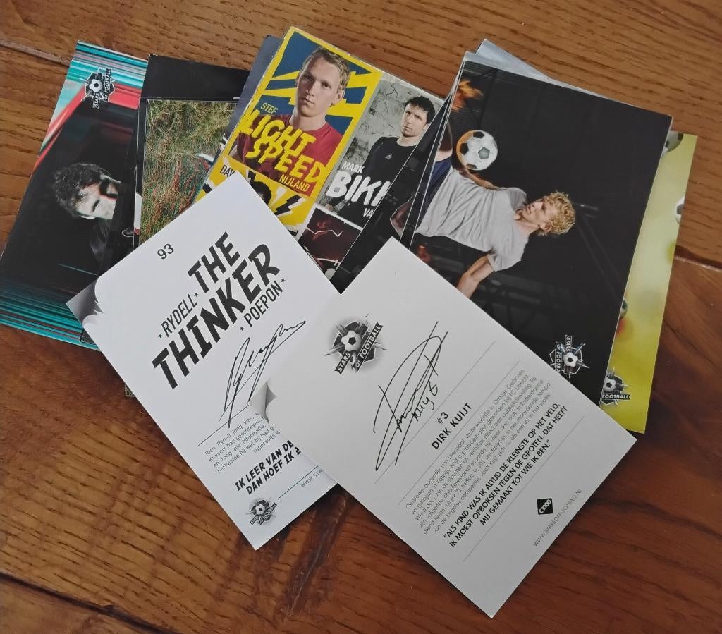 Stars of football - stapel kaarten - circa 41 stuks, Ophalen of Verzenden, Zo goed als nieuw, Overige binnenlandse clubs, Poster, Plaatje of Sticker