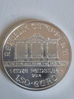Tube 20 stuks zilveren Wiener philharmoniker munten 2014, Ophalen, Oostenrijk, Overige waardes, Zilver