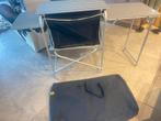 Camping keuken tafel titaal inklapbaar aluminium, Caravans en Kamperen, Ophalen, Zo goed als nieuw, Campingtafel