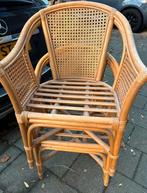 4x Rieten Stoelen, Tuin en Terras, Ophalen of Verzenden, Gebruikt, Rotan