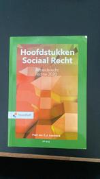 Hoofdstukken Sociaal Recht editie 2020, Boeken, Prof.Mr.C.J. Loonstra, Ophalen of Verzenden, Zo goed als nieuw