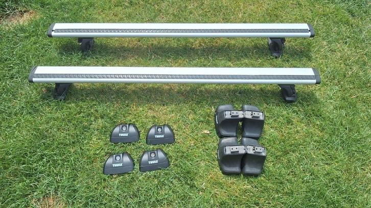 Thule EVO Wingbar kitset 3017 Peugeot 207, Auto diversen, Dakdragers, Gebruikt, Ophalen of Verzenden