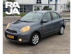 Nissan Micra 1.2 Connect Edition/NAP/Autom/Cruis/Navi, Euro 5, Stof, Gebruikt, Beige