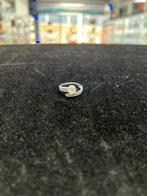 Zilver 925 Diamant Ring Dames, Ophalen of Verzenden, Dame, Zilver, Zilver