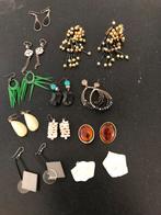 11 Paar diverse oorbellen en oorknopjes., Sieraden, Tassen en Uiterlijk, Oorbellen, Ophalen of Verzenden, Zo goed als nieuw, Overige kleuren