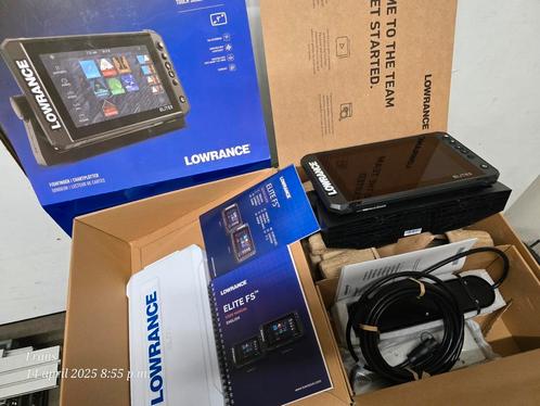 lowrance elite fs9, Watersport en Boten, Navigatiemiddelen en Scheepselektronica, Gebruikt, Kaartplotter of Fish Finder, Ophalen