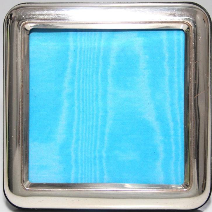 Schitterende Italiaanse Vierkante Fotolijst Zilver 7.7 x 7.7, Antiek en Kunst, Antiek | Goud en Zilver, Zilver, Verzenden