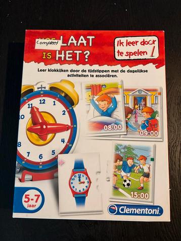 Hoe Laat Is Het? Klokkijken Leerzaam Spel beschikbaar voor biedingen