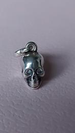 Originele Pandora Me mini bedel schedel doodskop zirkonia, Pandora, Ophalen of Verzenden, Zo goed als nieuw, Zilver