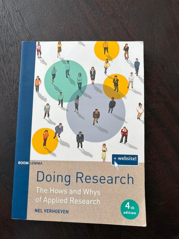 Nel Verhoeven - Doing Research, Boeken, Wetenschap, Zo goed als nieuw, Ophalen of Verzenden