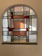 Glas in lood raam, Ophalen, Gevelraam of Ruit, Glas in lood, 80 tot 120 cm