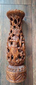 Houten Lampenvoet uit Bali - 41cm, Antiek en Kunst, Ophalen of Verzenden