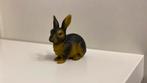 Schleich Zwart / Bruin Konijn ~ 13137 (13), Ophalen of Verzenden, Zo goed als nieuw, Beeldje of Figuurtje