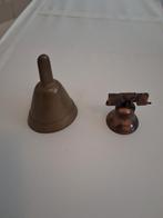 2 bellen met klepel  koper, Antiek en Kunst, Antiek | Koper en Brons, Ophalen of Verzenden, Koper