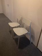 2 vt wonen stip stoel grijs, Huis en Inrichting, Gebruikt, Twee, Grijs, Hout