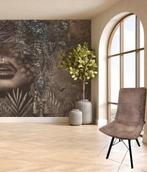 Henders & Hazel eetkamerstoel grijs, Ophalen, Zo goed als nieuw, Eén, Stof