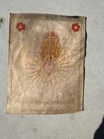 Heilig Hart van Jezus, perkament, 17e/18e eeuw, handgemaakt, Antiek en Kunst, Verzenden