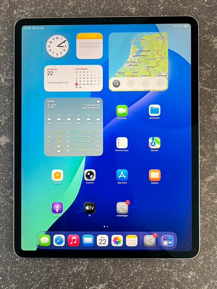iPad Pro 12,9 inch 3th gen 256Gb, Computers en Software, Apple iPads, Gebruikt, Apple iPad Pro, Wi-Fi, 256 GB, Grijs, Ophalen