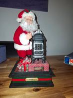 Holiday creations noel kerstman met openhaard  en muziek, Diversen, Kerst, Ophalen of Verzenden